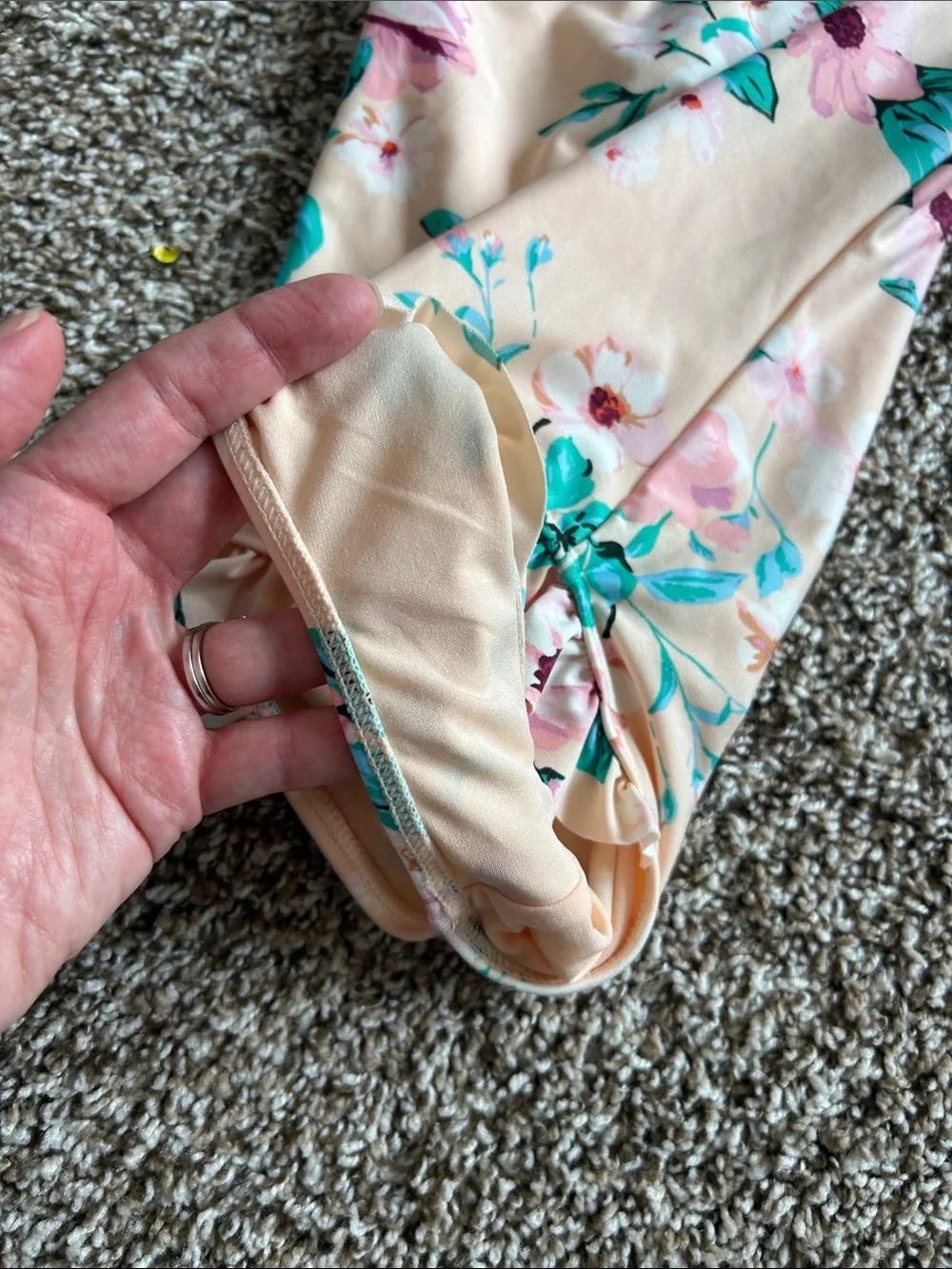 H&M Girls Floral One Piece Swimsuit 5T/6